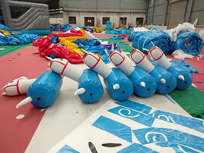 Animais Bouncy do funil animal inflável comercial da segurança para crianças