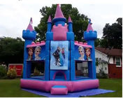 Colorful Professional Inflatable Jumping Castle With Slide Safer For Children