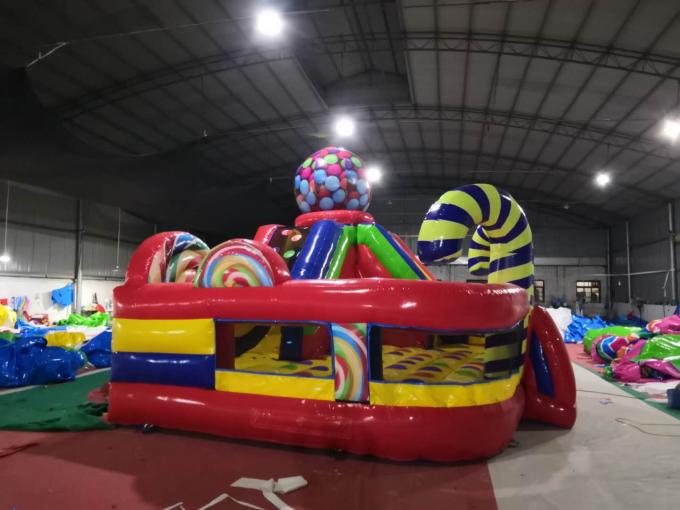 O parque de diversões inflável feito sob encomenda/salto Bouncy de grande resistência fortifica