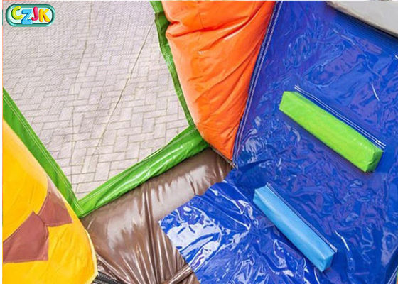 Dinosaur Pattern Inflatable Bounce House Combo Soft High Performance